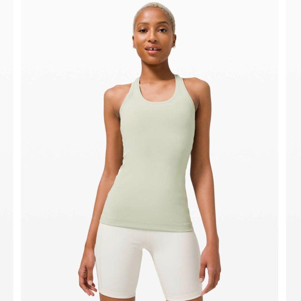 Lululemon Nulu Cool Racerback Tank; Size 8; Color Light Fern